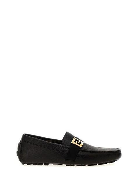 mens fendi drivers|Loafers & Drivers .